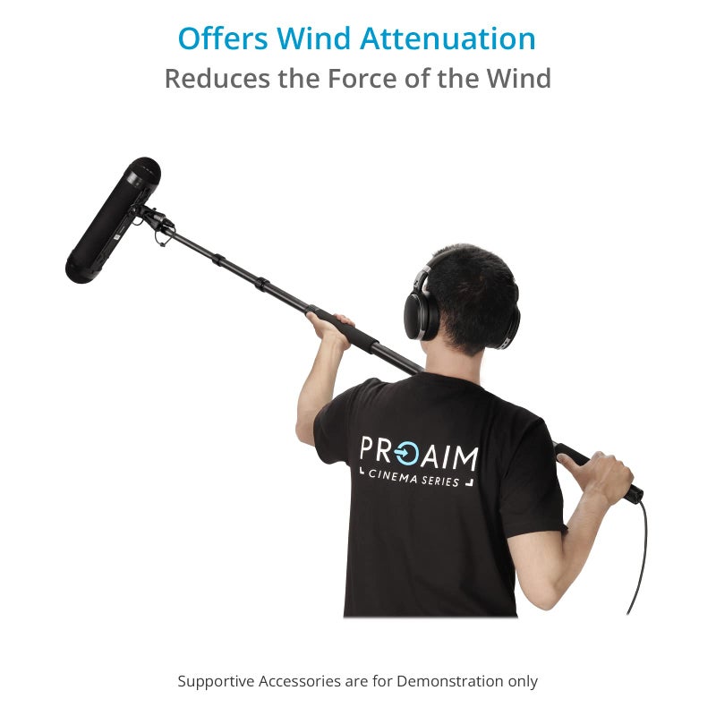 PROAIM BMP40 R Blimp Microphone Windshield for Audio/Sound Recording. (BMP-40R) - Image 3